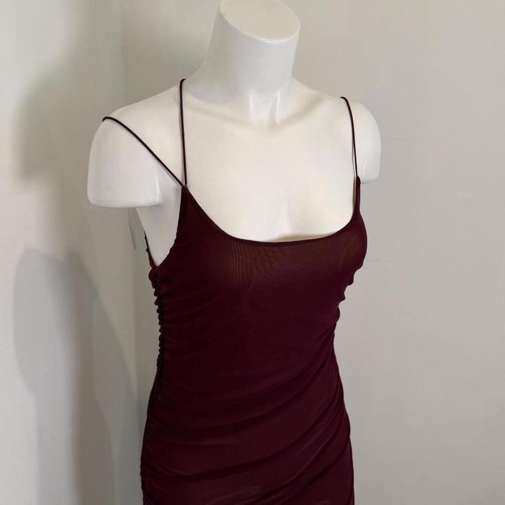 Superdown Revolve Shelley Maxi Dress in wine red - Picture 3 of 6